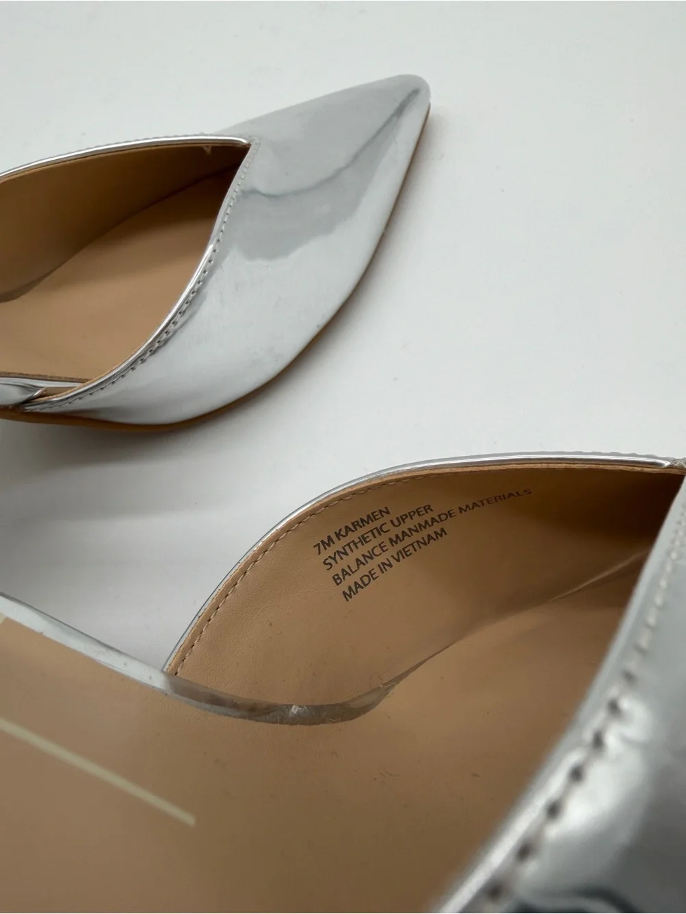 Dolce Vita Karmen Pumps Silver Ankle Strap Womens - 7M
